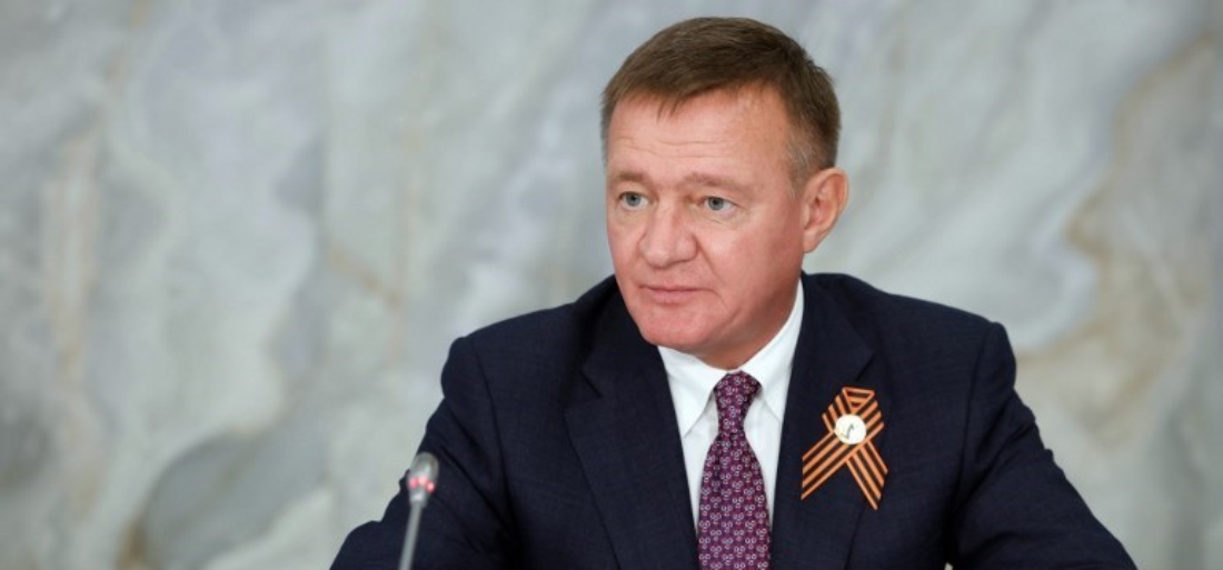 Former Russian Minister of Transport Roman Starovoyt attends a meeting in Mineralnye Vody, Russia. (Sputnik)