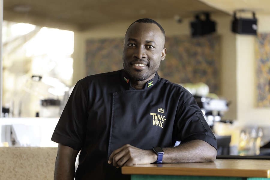 Tomlin George Graham, head chef at Ting Irie. (Supplied)