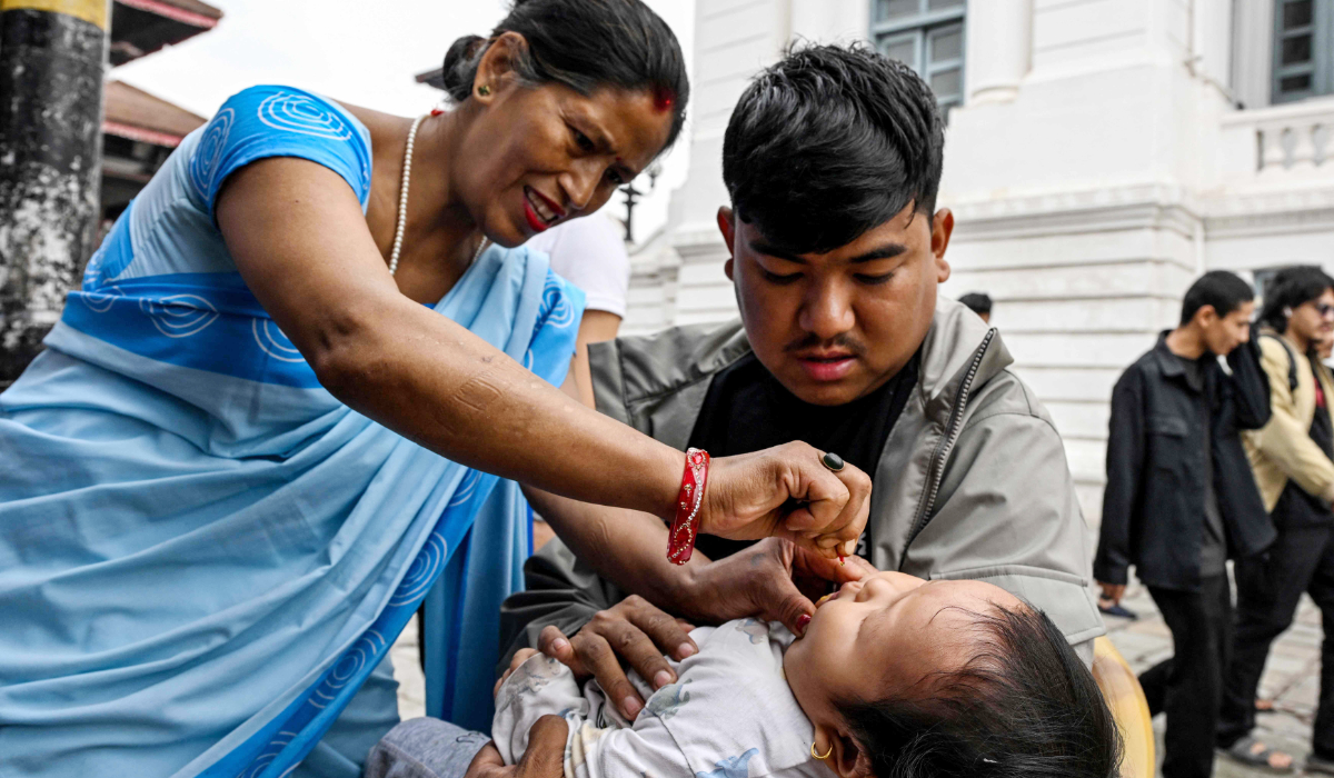 The study estimated that the immunization efforts carried out during the 210 outbreaks generated nearly $32 billion in economic benefits. (AFP)