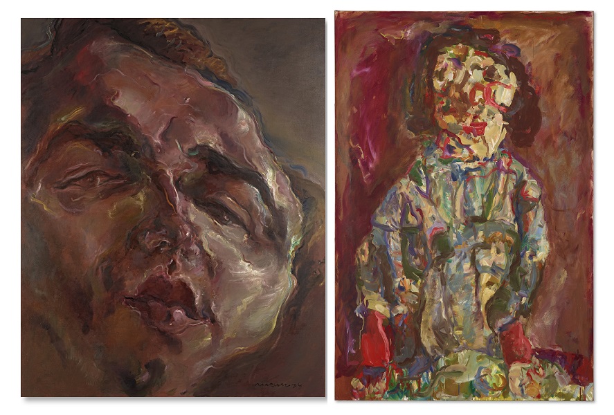 L-R: ‘Kopf’ (Head), 1974 - Image courtesy of Kai-Annett Becker, Berlinische Galerie - Museum of Modern Art, Photography and Architecture © Estate Marwan and ‘Marionette,’ 1983 - Image courtesy of Ramzi and Saeda Dalloul Art Foundation (DAF), Beirut © Estate Marwan.