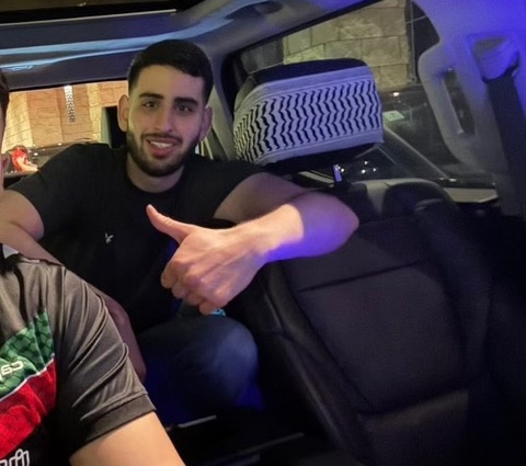 Sayfollah Musallet, who was born and raised in Florida, went to see family in Al-Mazra’a Ash-Sharqiya when he was confronted by “gangs of settlers” on their nearby land. (SUPPLIED)