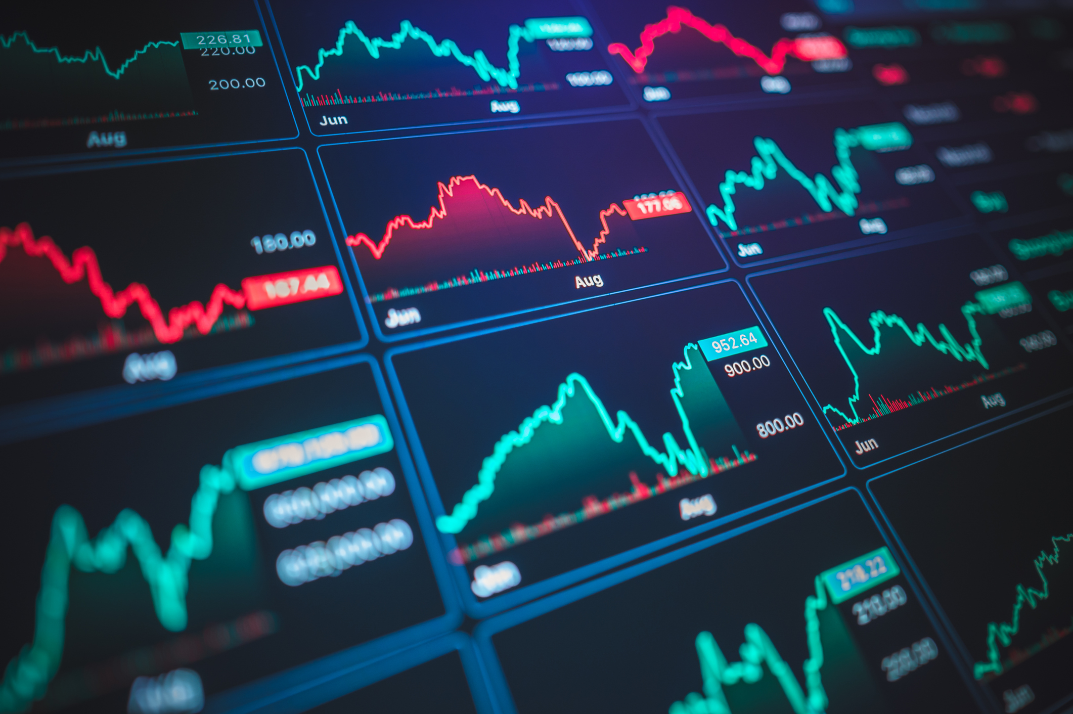 The best-performing stock was Alistithmar AREIC Diversified REIT Fund, with its share price rising by 9.91 percent to SR9.43. Getty