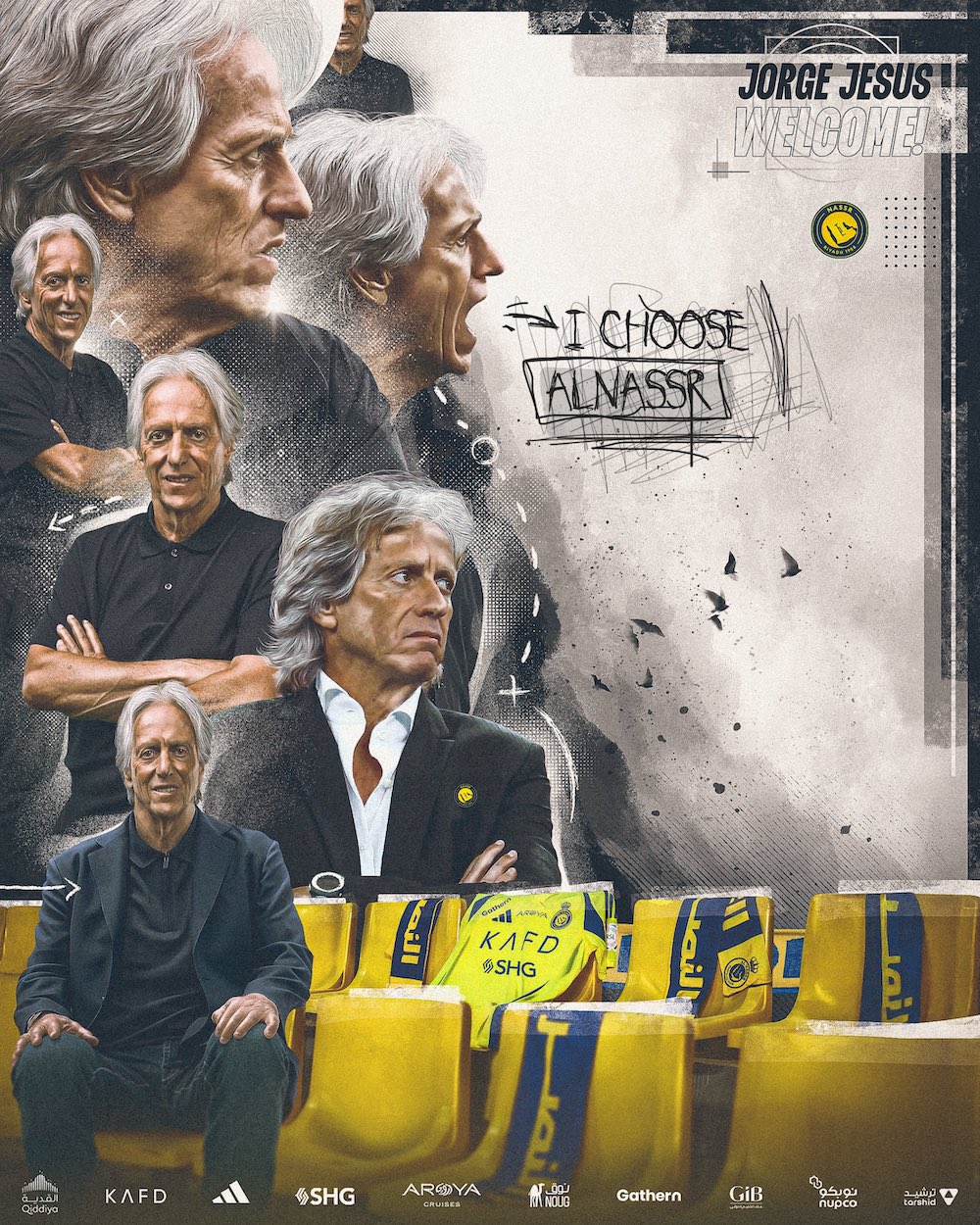 Saudi Pro League club Al-Nassr have reached an agreement with coach Jorge Jesus to take charge of the club’s first team ahead of the 2025-26 season. (X/@AlNassr_EN)