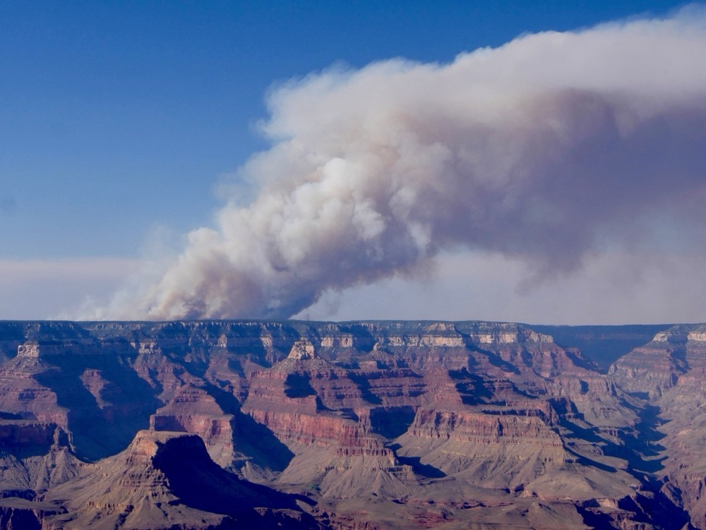 Grand Canyon National Park is about 1,900 square miles. (AFP)
