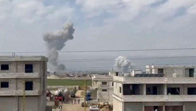 Clouds of smoke rise from Lebanon’s Bekaa valley after Israeli airstrikes, Feb. 26, 2024. (Reuters)
