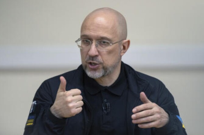 Ukrainian Prime Minister Denys Shmyhal said on Tuesday he had filed a resignation letter, as a part of a major governmental reshuffle expected this week. (AP/File)