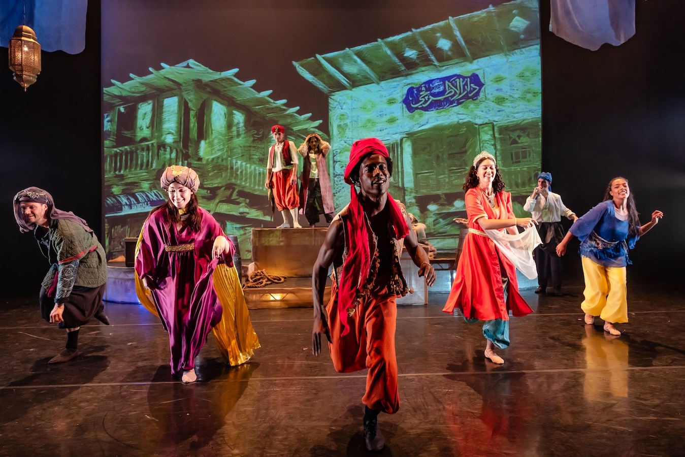 The family-friendly dance show was a vibrant reinterpretation of the legendary seafarer’s adventures, inspired by tales from “One Thousand and One Nights” and set in eighth-century Mesopotamia. (Supplied)