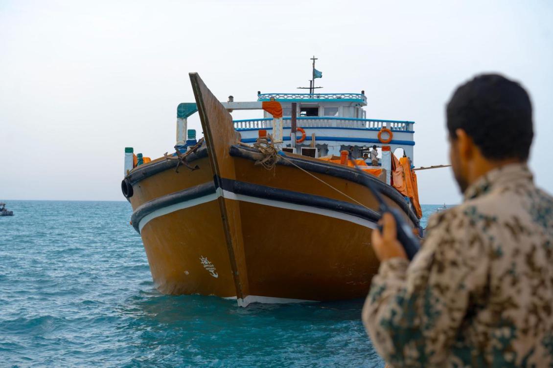 US CENTCOM said a military group known as the Yemeni National Resistance Forces had seized a ‘massive’ Iranian weapons shipment bound for Houthis. (@CENTCOM)