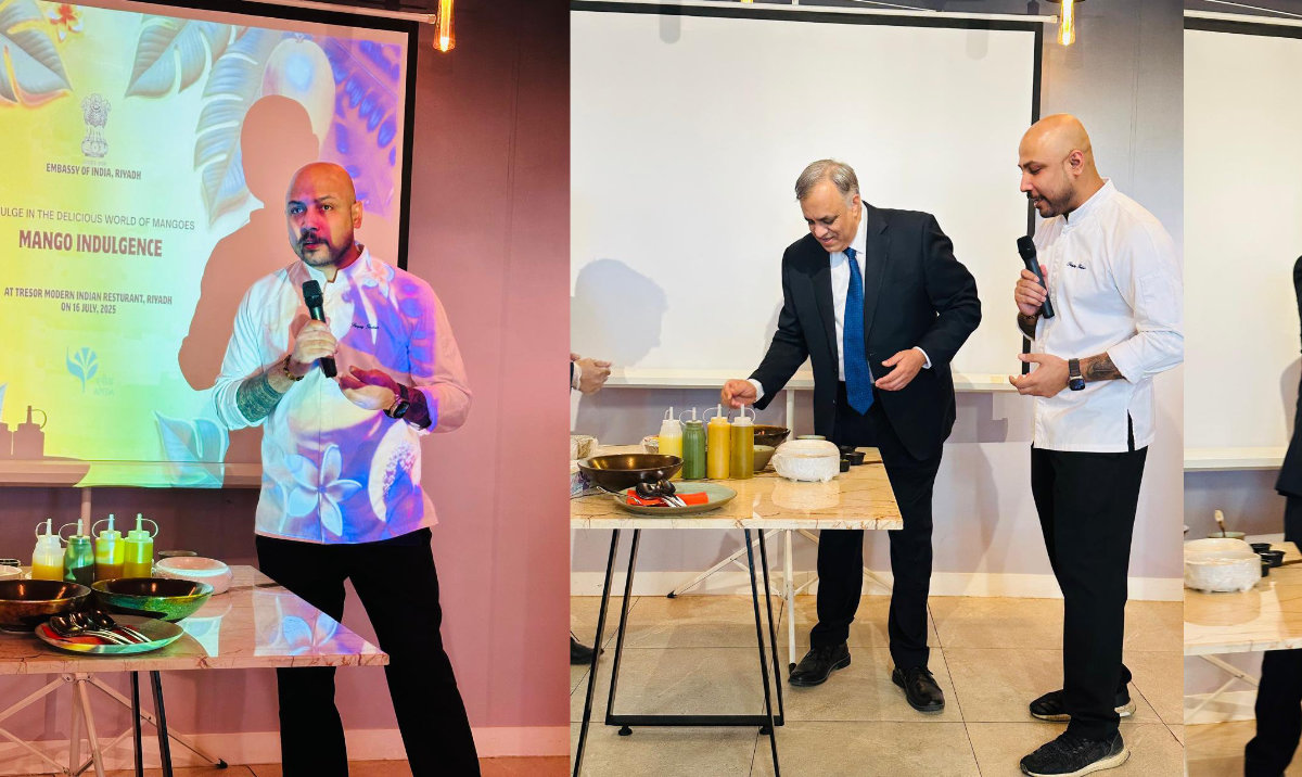 The event served as a platform to showcase various regional mango varieties, including the renowned Alphonso, as well as Geographical Indication-tagged options like Fazli and Rataul. (Supplied)