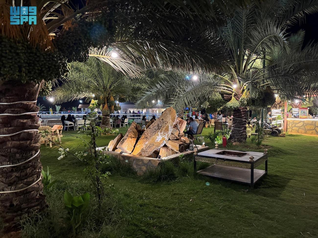 West of Sakaka, Yousef Al-Haizan has turned his farm into a summer family destination, combining leisure and hospitality with agricultural heritage. (SPA)