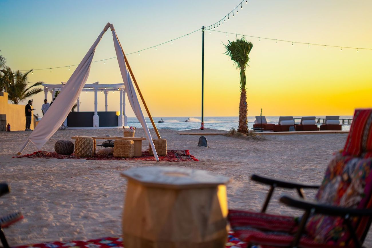 Kashta Beach is one of the more affordable private beaches in Jeddah. (@visitsaudiAR)