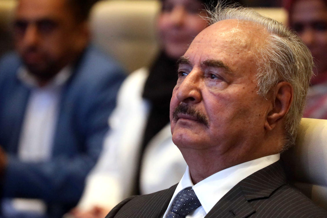 Above, eastern Libyan military commander Khalifa Haftar. (AFP file photo)