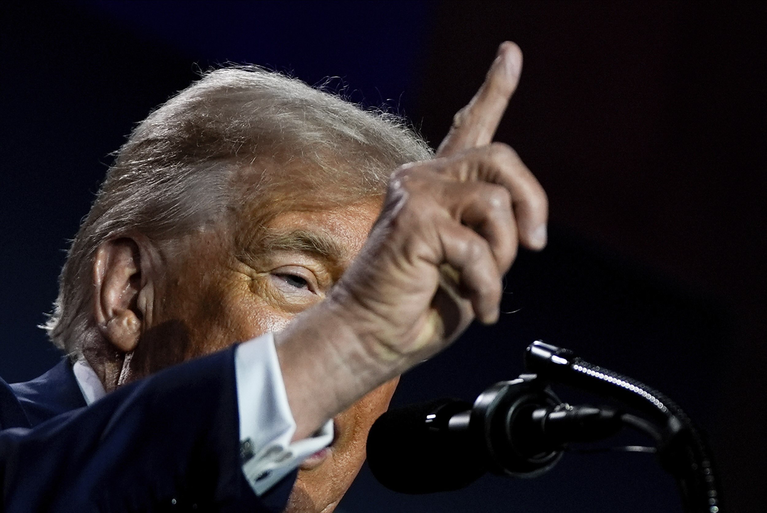Trump also called for the swift construction of coal and nuclear plants to help provide the energy needed to power the data centers (AP)