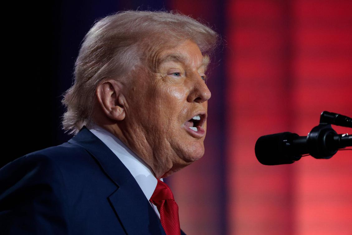 He has faced opposition from environmental campaigners and some neighbors over his Trump International Scotland course in northeast Scotland. (AFP)