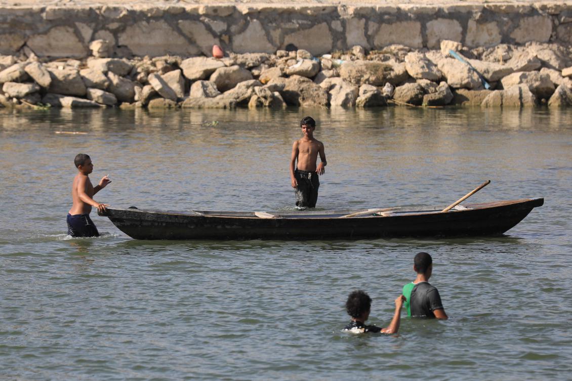 Iraq, and its 46 million inhabitants, have been intensely impacted by the effects of climate change, experiencing rising temperatures, year-on-year droughts and reduced river flows. (AFP)