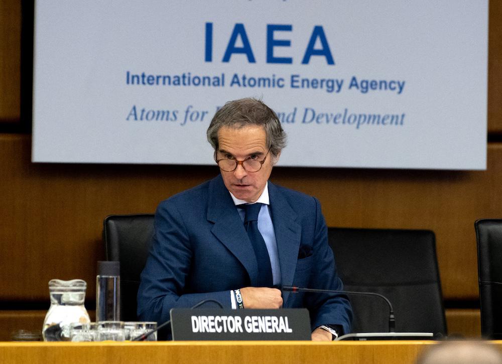 UN nuclear watchdog chief Rafael Grossi said that Iran had agreed for an IAEA delegation to visit the country ‘within weeks.’ (AFP)