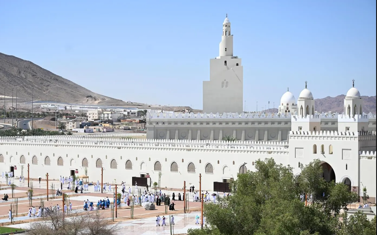 The Miqat of Dhu Al-Hulaifah is being developed to expand its facilities and improve services. (SPA)