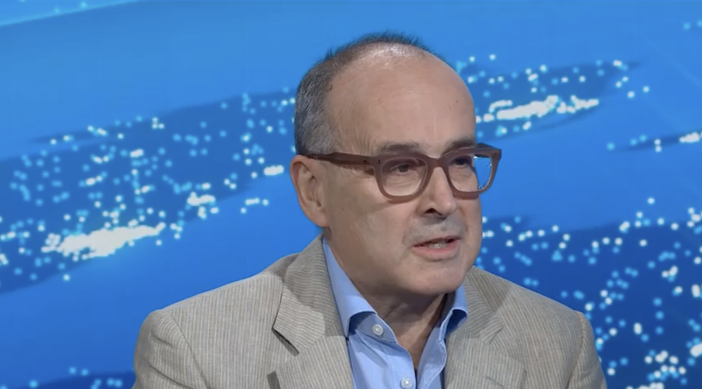 Dr. Nick Maynard, a veteran of humanitarian missions in Gaza over the past 15 years, spent four weeks working at Nasser Hospital in the south of the Strip. (Screenshot/Sky News)