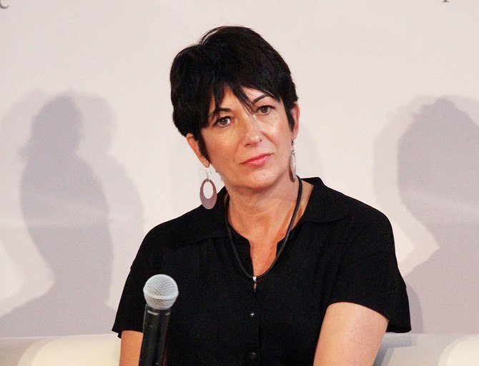 Ghislaine Maxwell, the imprisoned former girlfriend of convicted sex offender Jeffrey Epstein, finished 1 1/2 days of interviews with Justice Department officials on Friday, answering questions “about 100 different people,” her attorney said. (AFP/File)