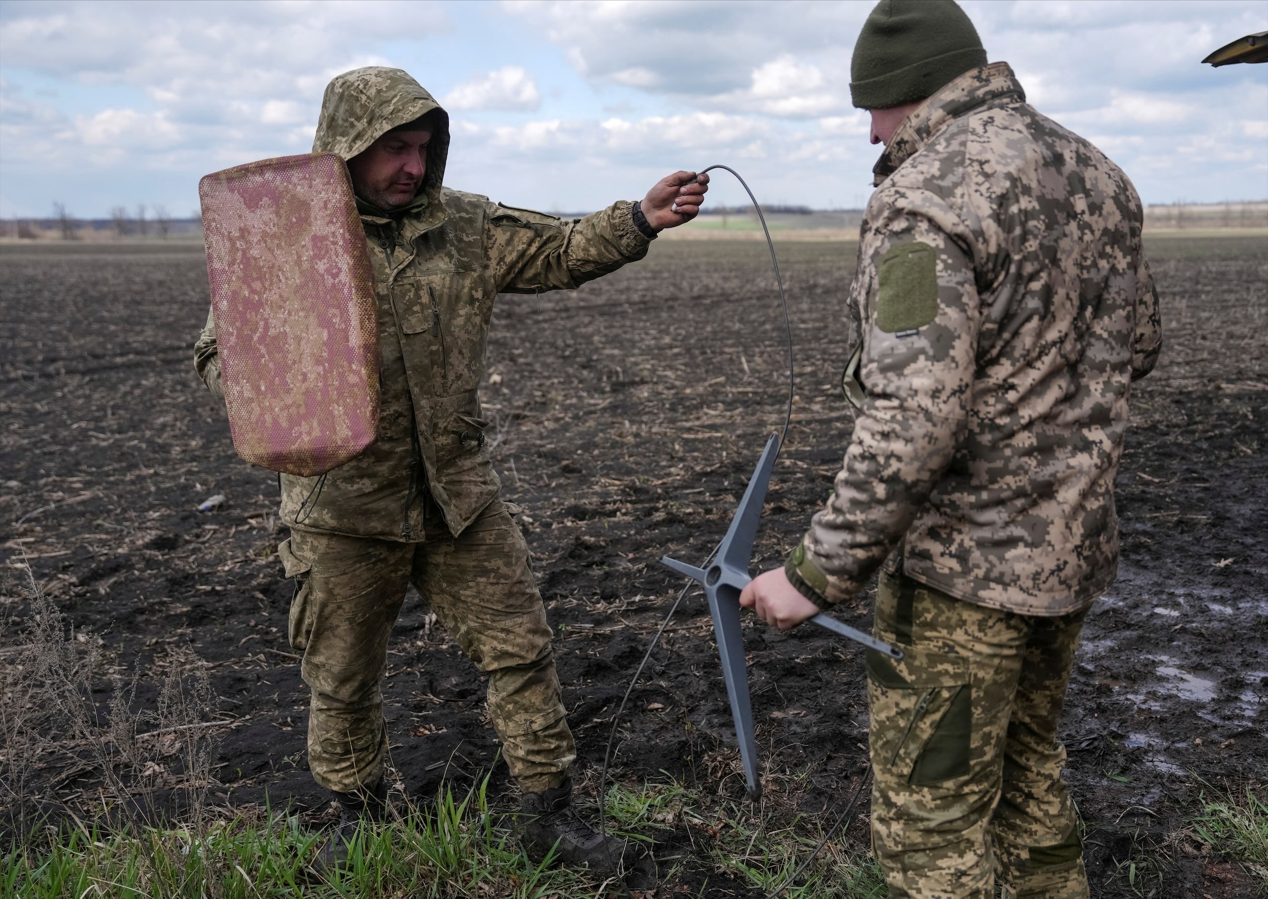 Ukrainian forces were also “continuing to act” in border areas in the northern Sumy region. (Reuters)