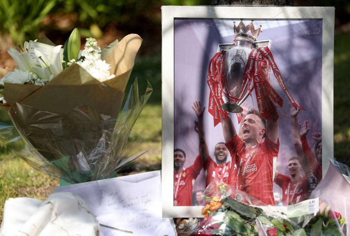 Liverpool players to wear ‘Forever 20’ patches in Jota’s memory
