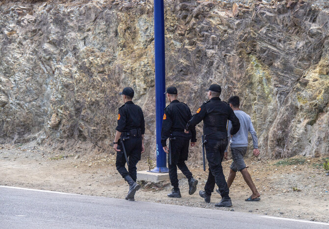 At least 54 children and about 30 adults swam from Morocco to Spain's North African enclave of Ceuta in rough seas and fog, Spanish television reported on Saturday. (AP/File)