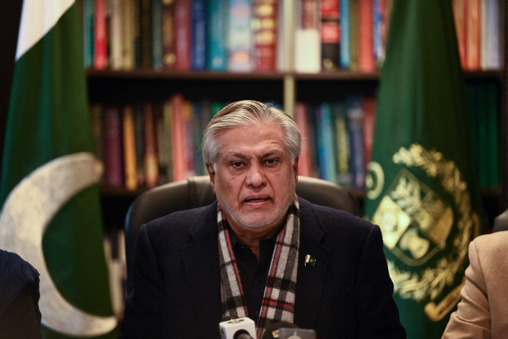 Prime Minister and Foreign Minister Ishaq Dar. (AFP/File)