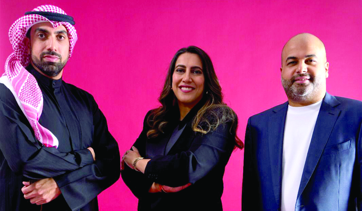 From left: Ahmed Al-Mahmoud, Glam Moda founder, and Co-founders Anwaar Al-Sowayan and Abdullah Al-Masoud.