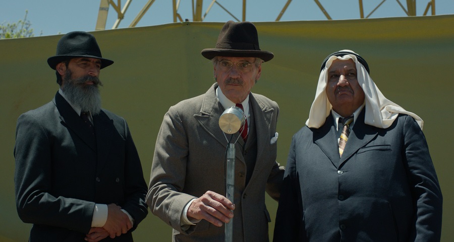 Jeremy Irons, center, stars in the film. (Supplied)
