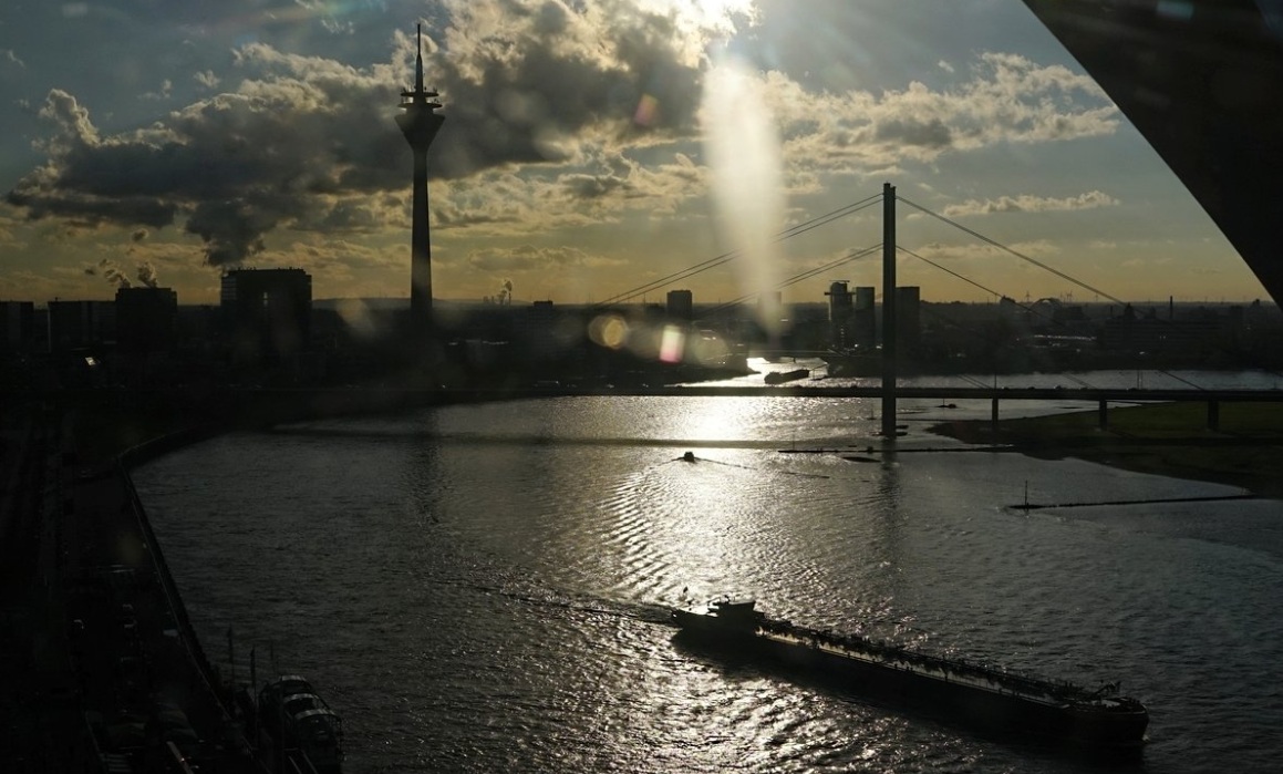 Repeated rain in past days has raised water levels on all of the river Rhine in Germany to normal levels allowing cargo vessels to sail with full loads, commodity traders said on Tuesday. (X/@corepic)