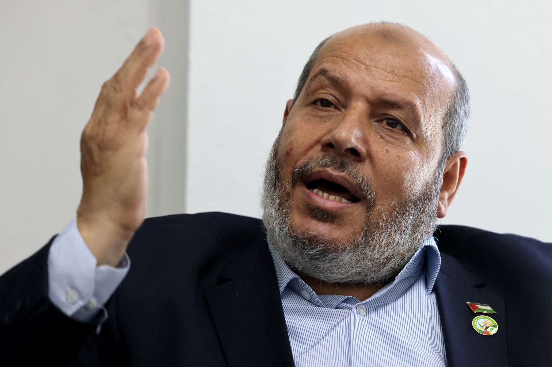 Khalil al-Hayya questioned Egypt’s role in stopping the mass starvation caused by the Israeli regime in Gaza during a televised speech on Sunday. (File/AFP)