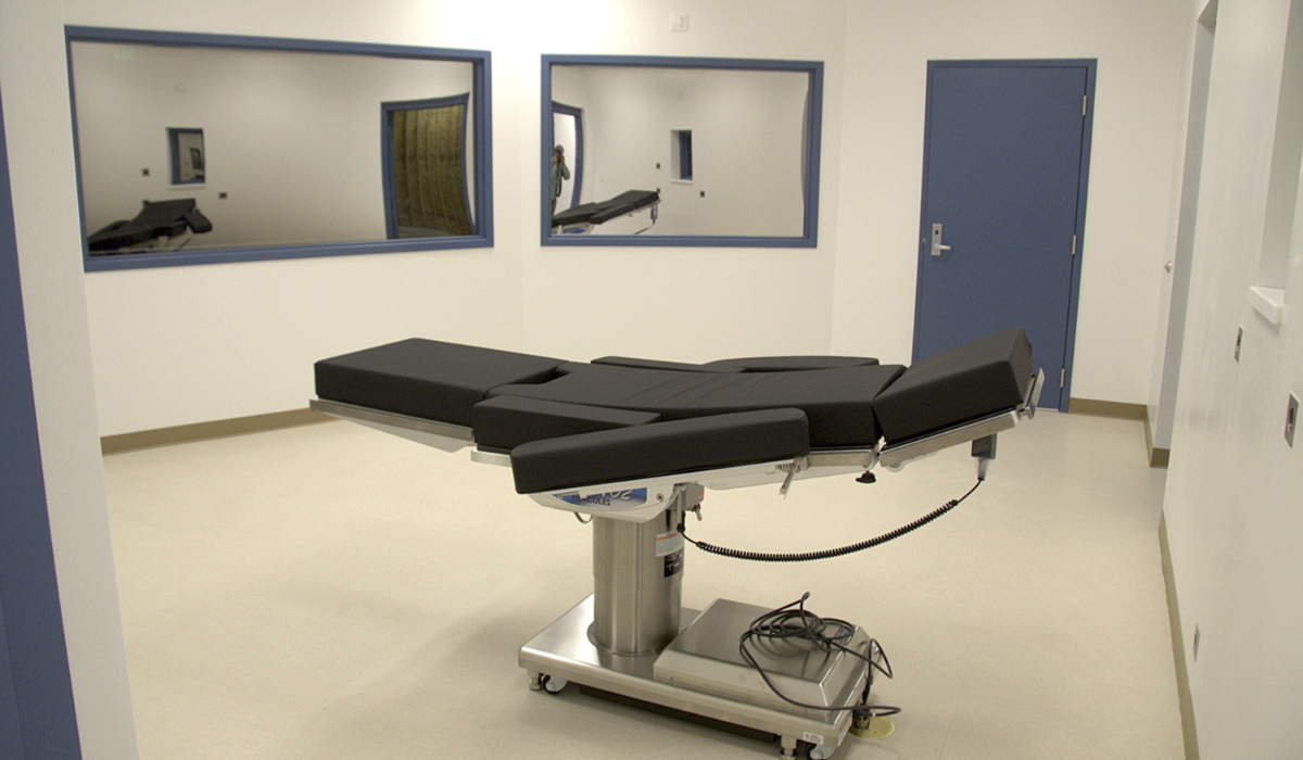 This Nov. 10, 2016, file photo released by the Nevada Department of Corrections shows the newly completed execution chamber at Ely State Prison in Ely, Nev. (AP file photo)