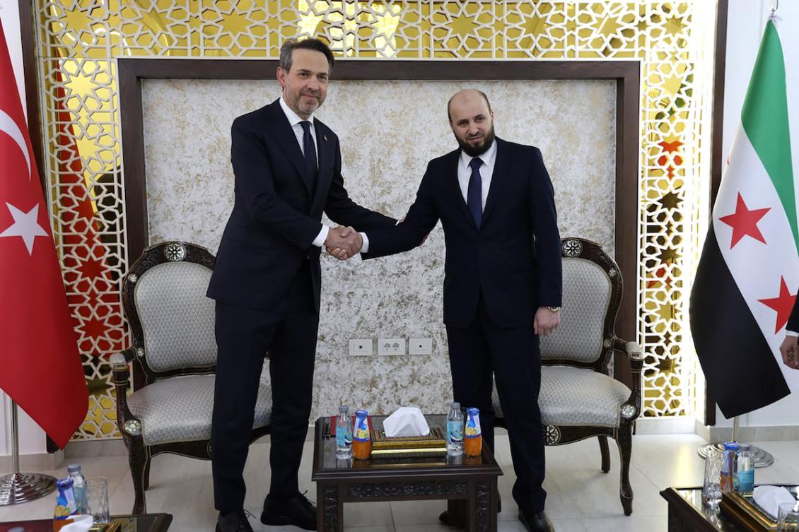 During a visit to Damascus in May, Bayraktar had said Turkiye would provide Syria with 2 billion cubic meters of natural gas annually,. (FILE/AFP)