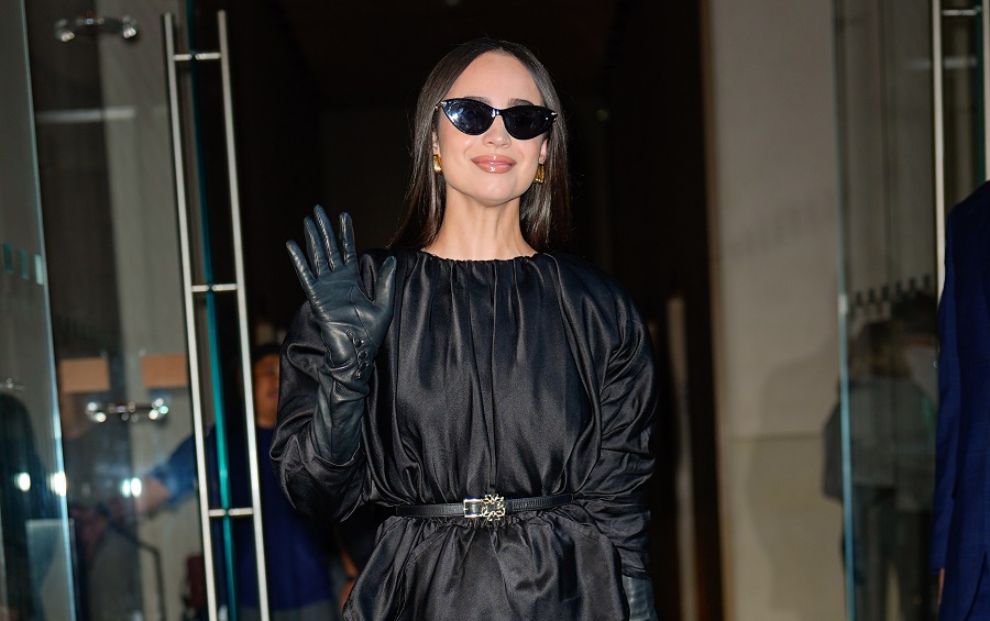 Sofia Carson is continuing her streak of ensembles by Lebanese designer Elie Saab. (Getty Images)