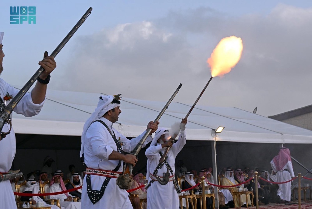 Crafting Al-Maqmaa begins with selecting high-quality wood for the body and forging an iron barrel. (SPA)