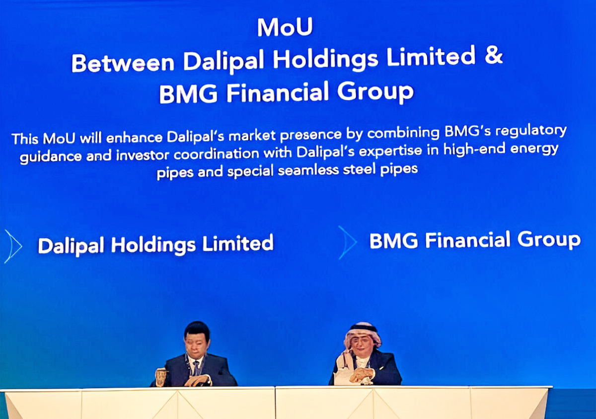 BMG and Dalipal have signed a memorandum of understanding to explore a dual listing and the issuance of SDRs. (Supplied)