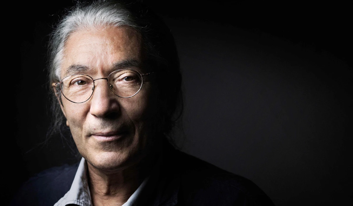 Algerian writer Boualem Sansal poses in Paris on September 4, 2015. The verdict in appeal trial of French-Algerian Boualem Sansal will be given on July 1, 2025. (AFP)