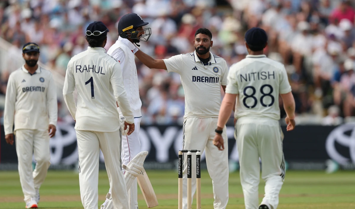Indian players gesture during the second Test match between England and India at the Edgbaston Cricket Ground in Birmingham, Britain on July 4, 2025. (Reuters/File)