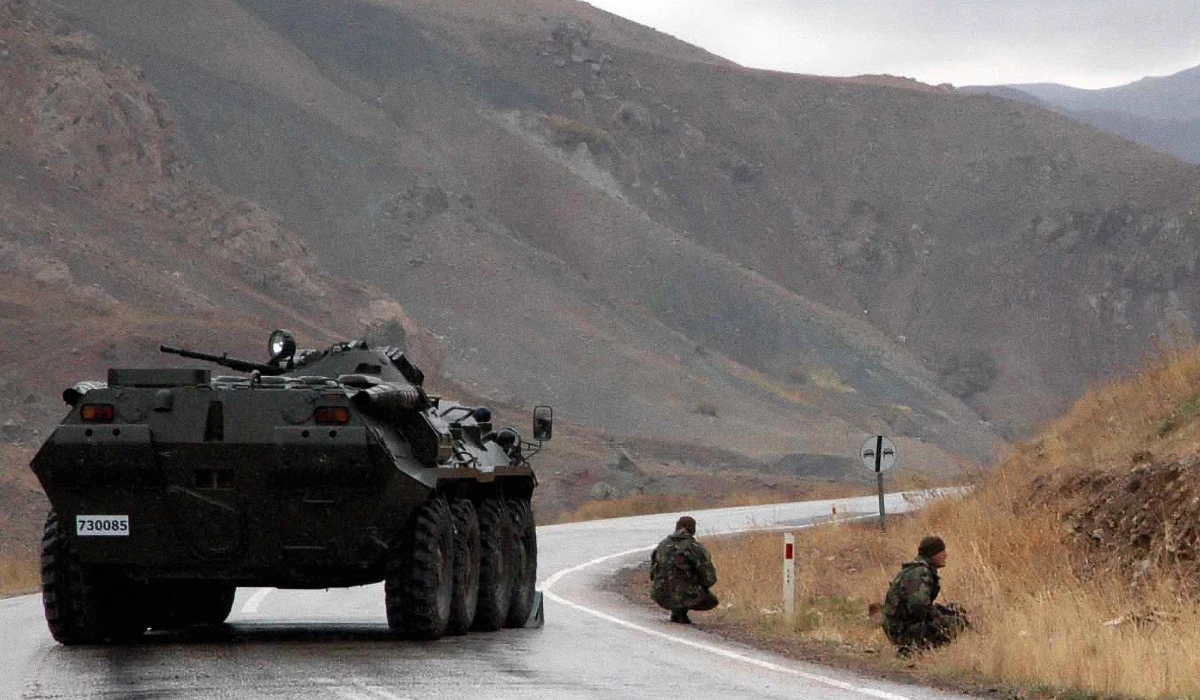 News of the deaths emerged as a delegation from the pro-Kurdish DEM party was visiting jailed PKK founder Abdullah Ocalan as part of the ongoing negotiations with the Turkish government. (AFP file photo)