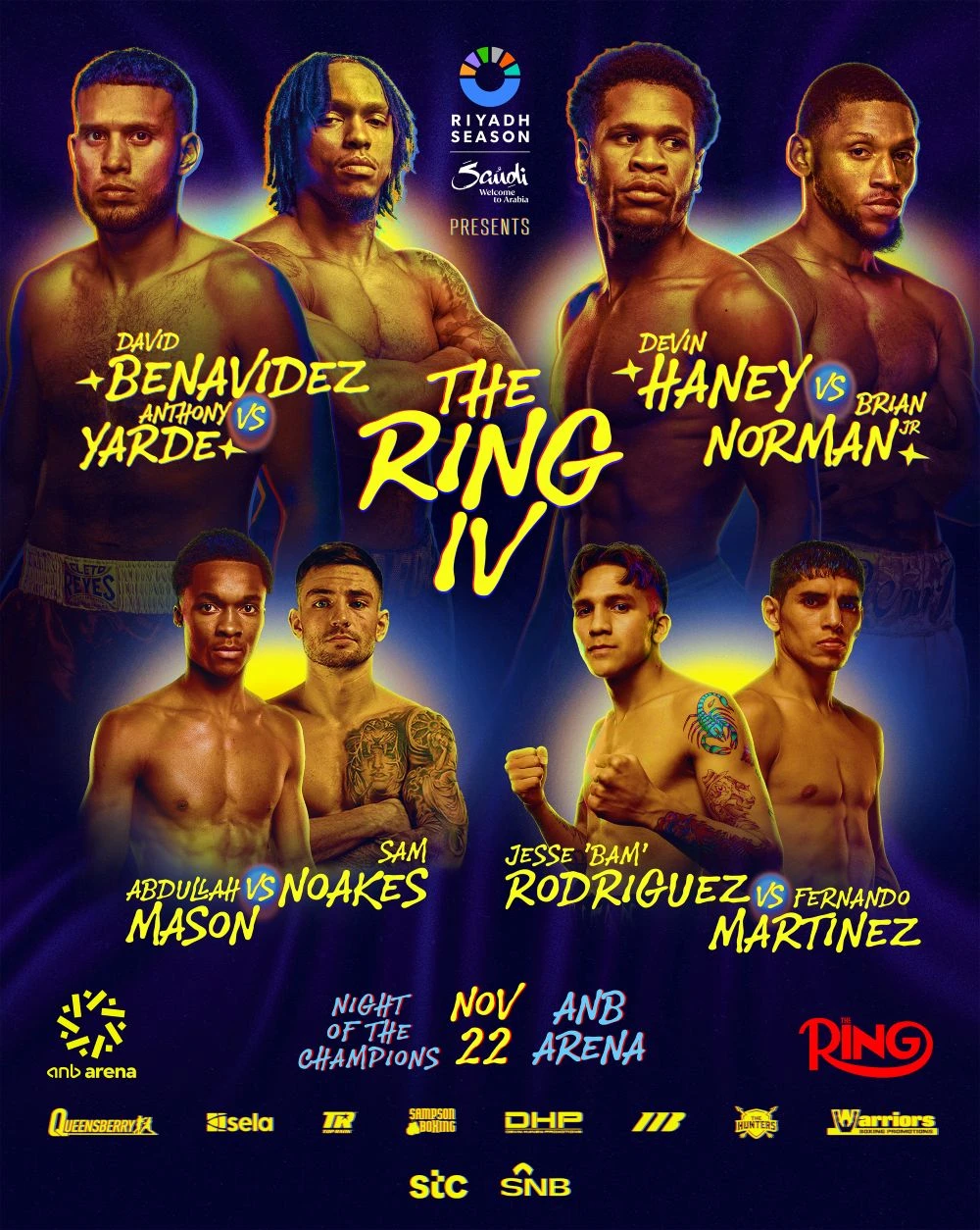 The Ring IV will take place in Riyadh on Nov. 22. (Supplied)