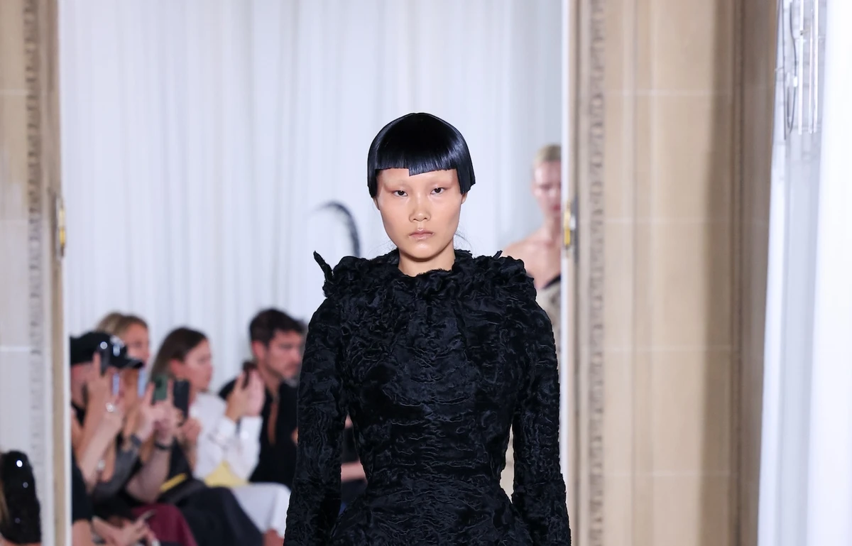 Ashi Studio, founded by Saudi couturier Mohammed Ashi, presented its Fall/Winter 2026 haute couture collection on Tuesday. (Getty Images)