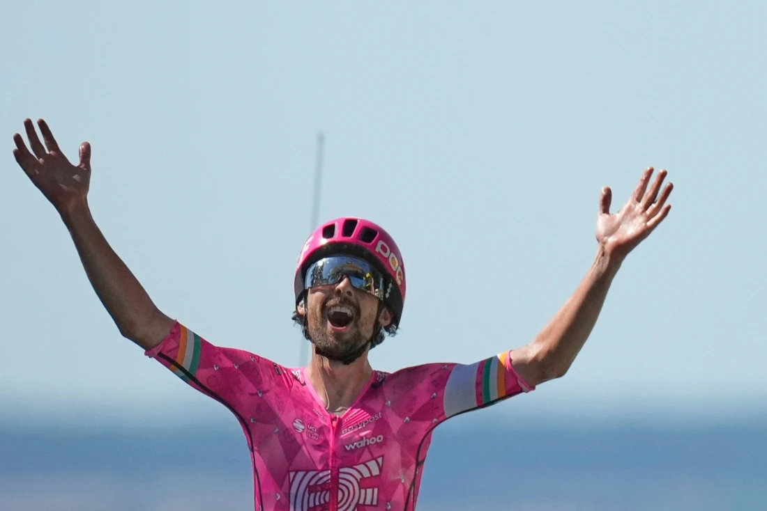 Healy wins hilly 6th stage, Van der Poel takes yellow jersey from Pogacar at Tour de France