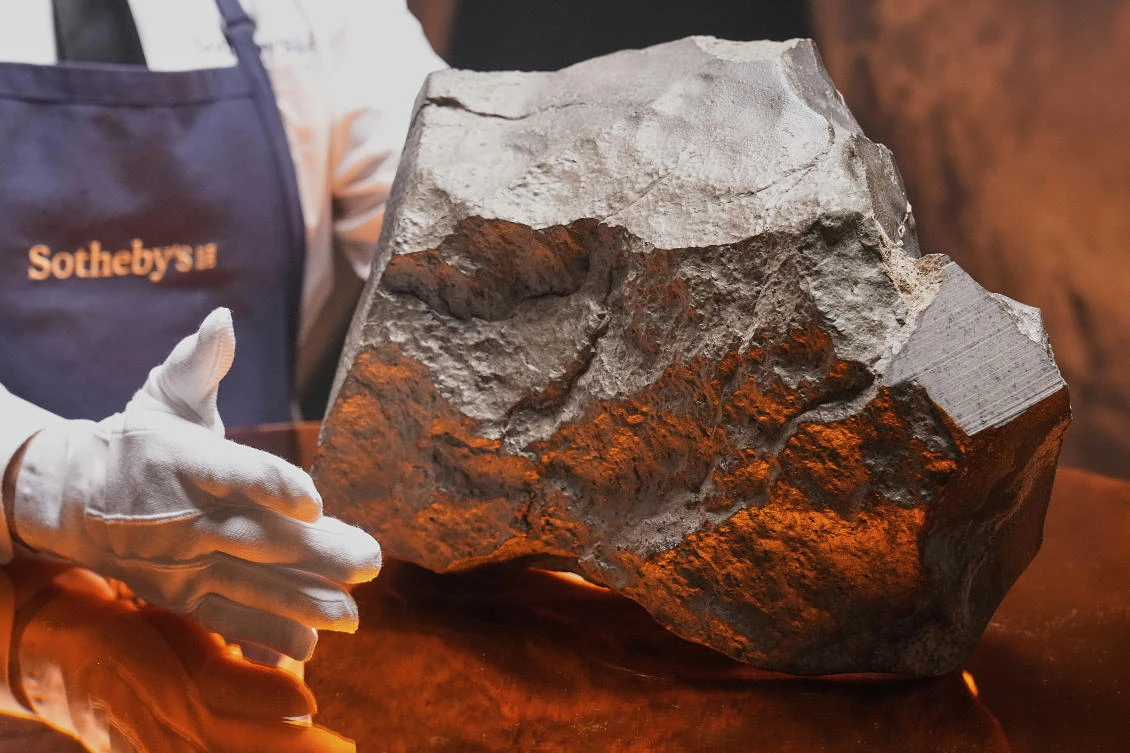 The biggest piece of Mars on Earth is going up for auction in New York