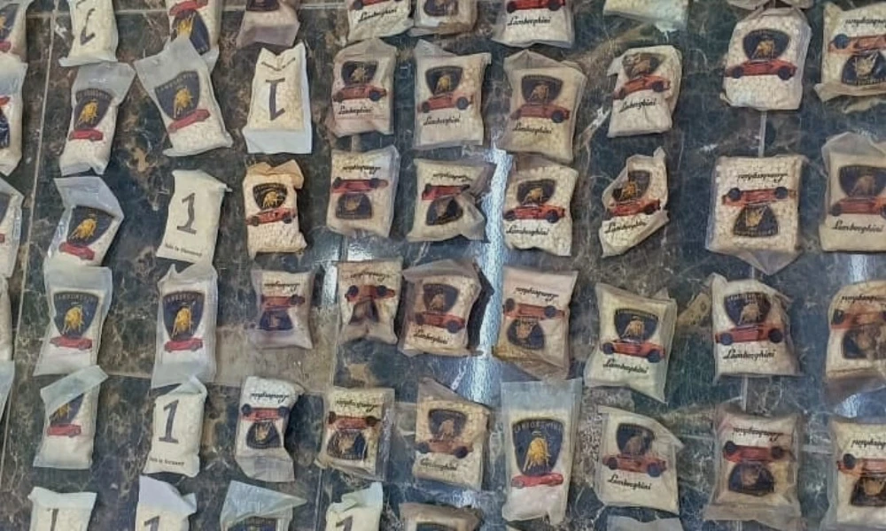 Drugs were seized by Jordanian authorities who thwarted a smuggling attempt on their northeastern border with Syria. (Jordan News Agency)
