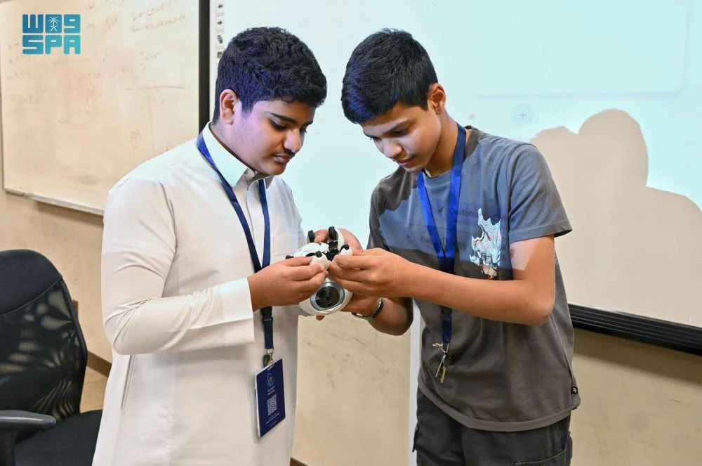 The Global Enrichment Program brought together exceptional students from Saudi Arabia, Kuwait, Syria, Jordan and Sudan. (SPA)