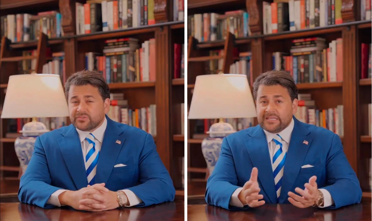 Combination of still shots from a video shared on social media by political commentator Nick Adams, US President Trump's pick as ambassador to Malaysia. (X: @NickAdamsinUSA)