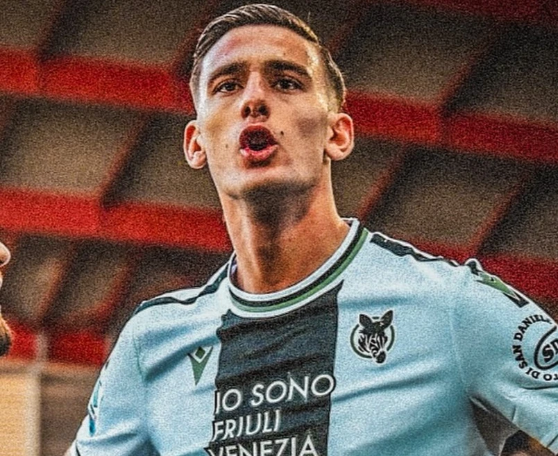 Italian champions Napoli completed their latest signing on Friday with the arrival of Udinese forward Lorenzo Lucca. (X/@eurofootcom)