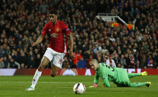 Manchester United outcast Marcus Rashford is closing in on a move to Barcelona, reports said on Saturday. (Reuters/File)