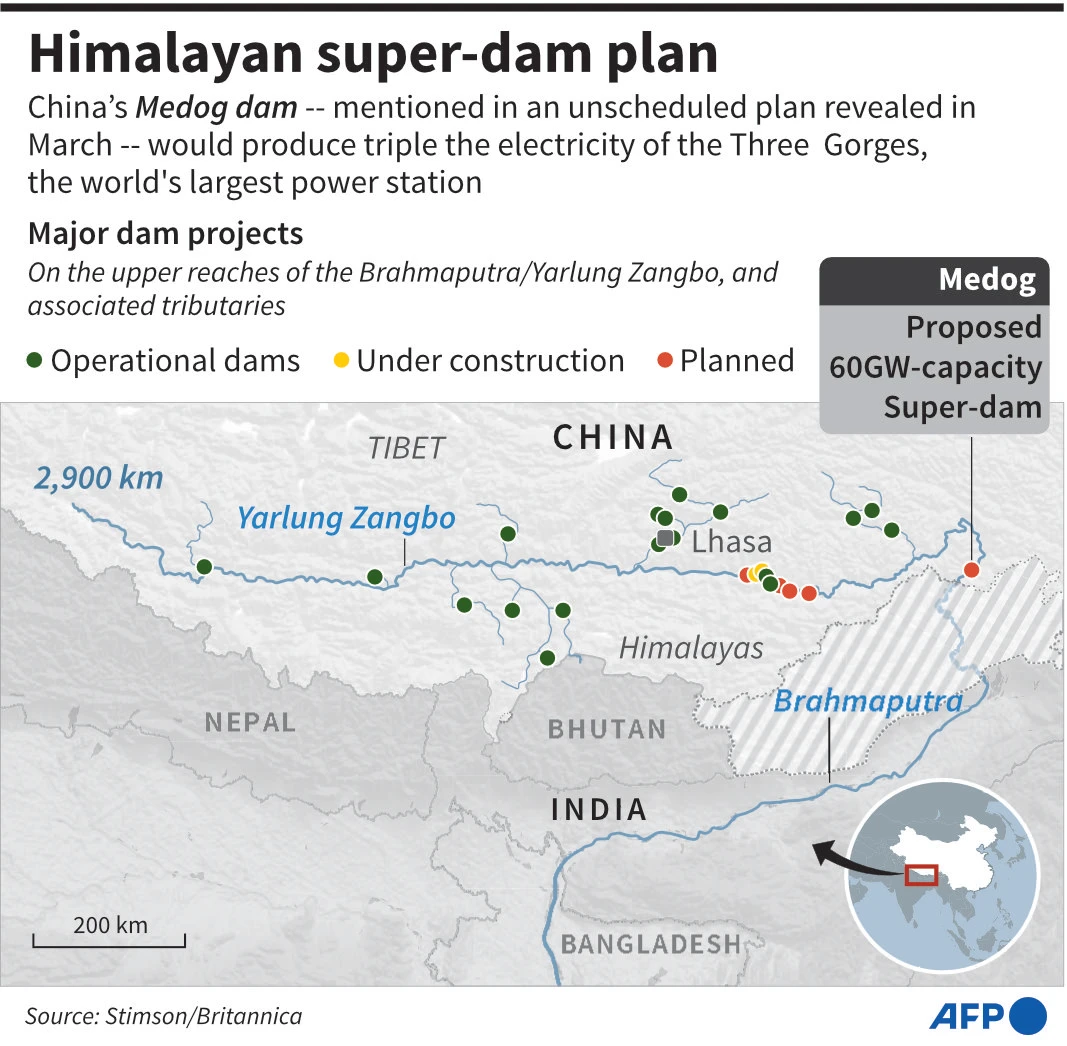 China starts construction on world’s largest hydropower dam in Tibet
