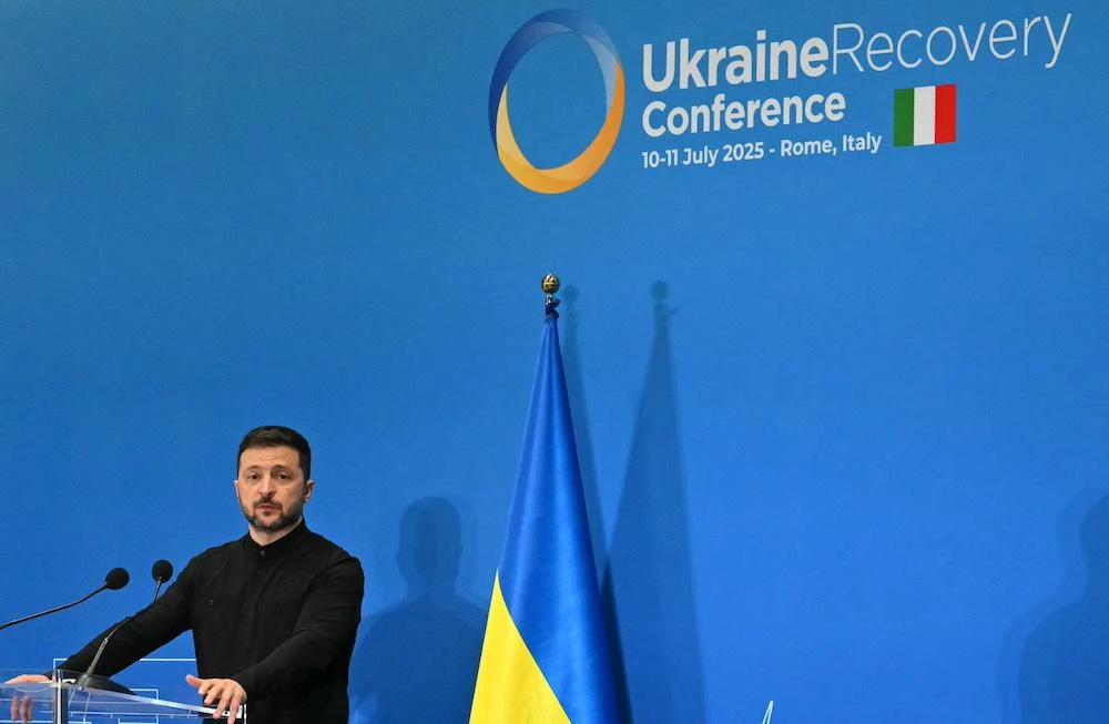 Ukrainian President Volodymyr Zelensky said on Saturday that Kyiv has sent Moscow an offer to hold another round of peace talks this week. (AFP)